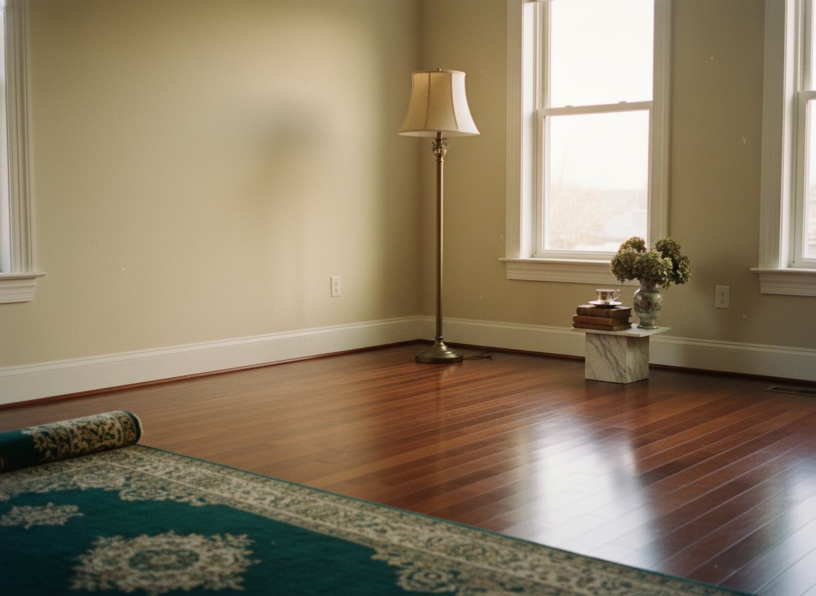 An emptied, broom-clean home ready to be listed after an estate cleanout.